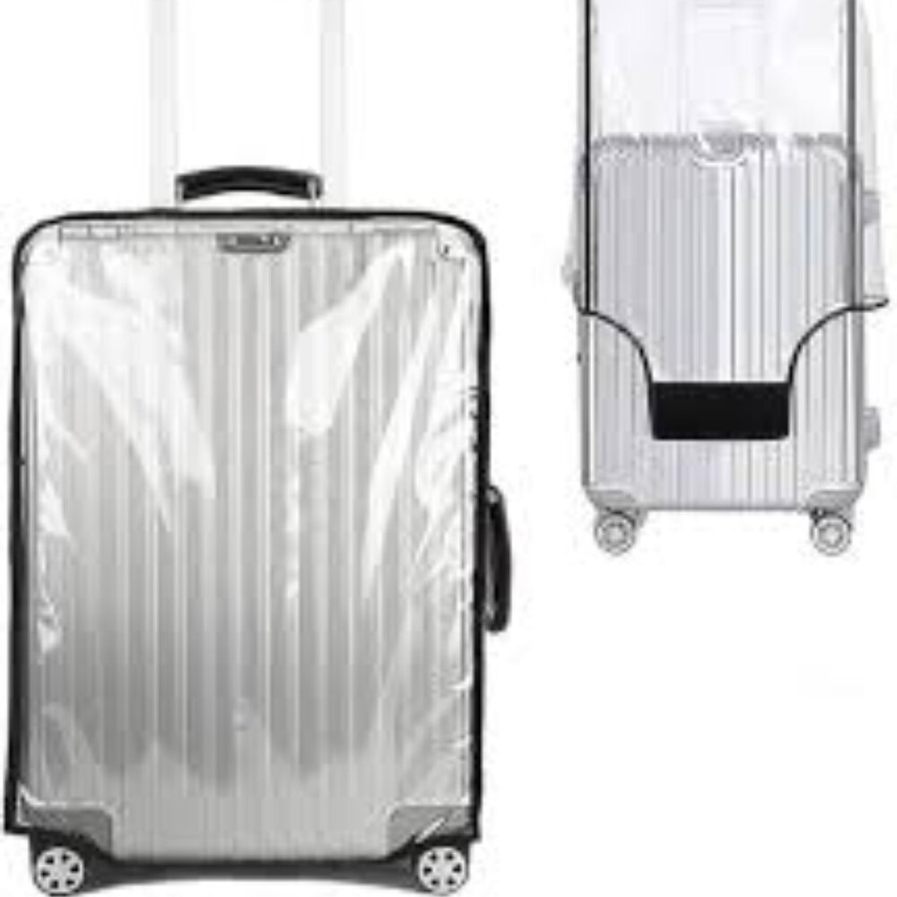 Luggage Protector / Suitcase Cover / Clear PVC / Waterproof -NWT- 24"